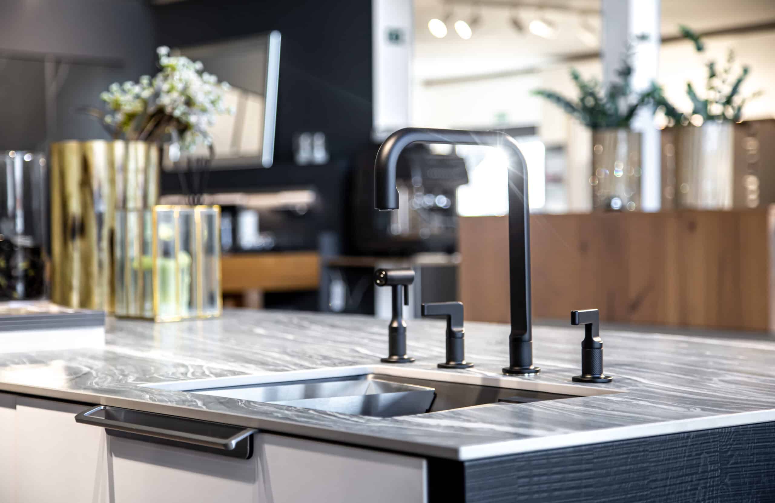 kitchen island with sink